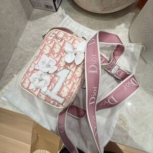 Vintage Christian Dior Pink Diorissimo Shoulder Bag